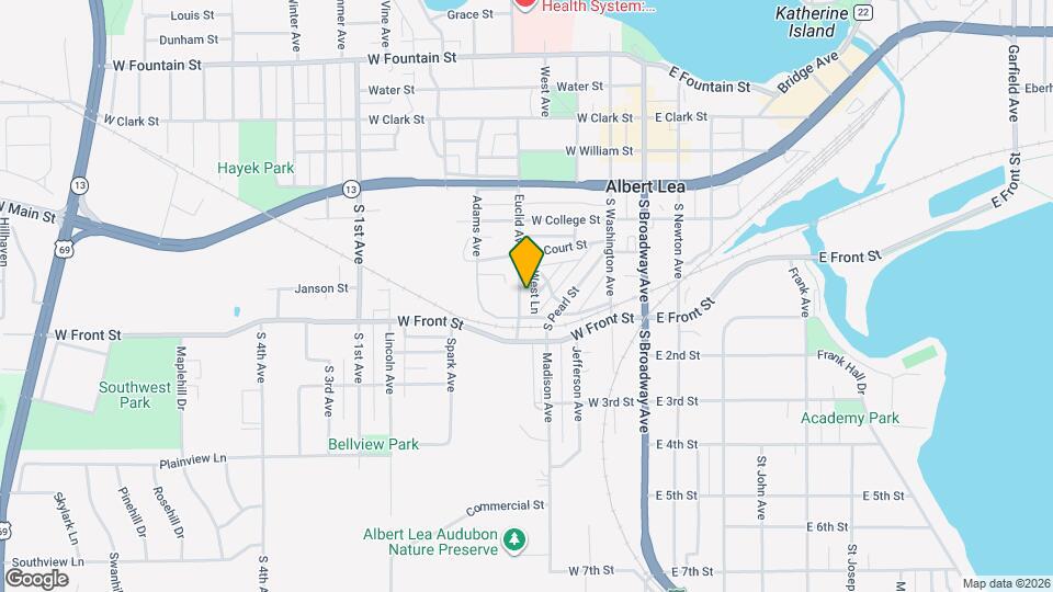 529 Euclid Ave Map and Location Details