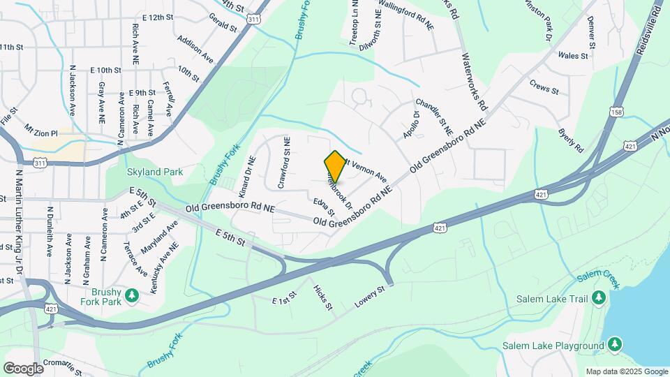 617 Glenbrook Dr Map and Location Details
