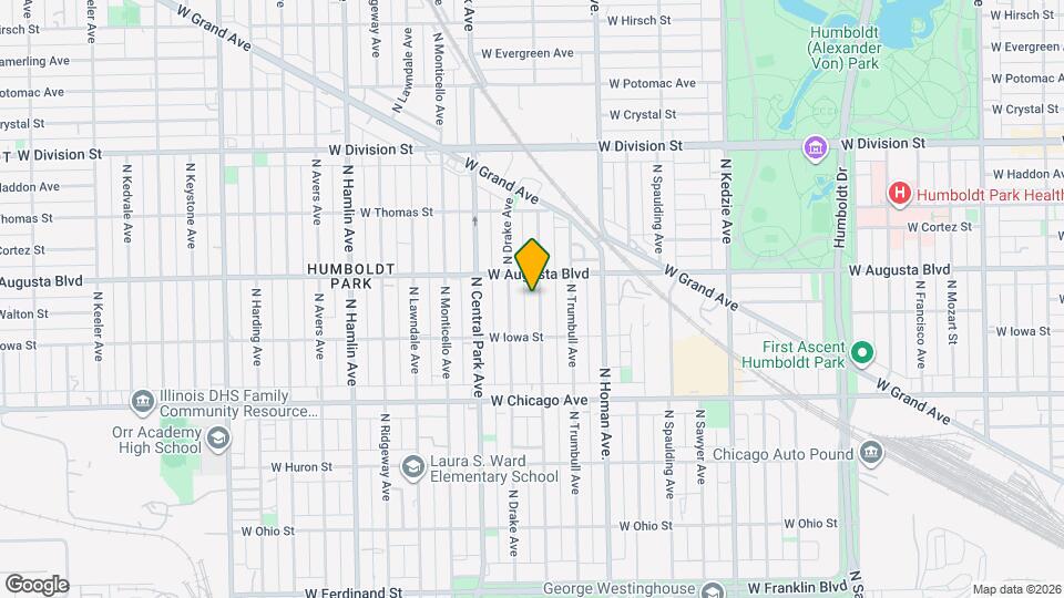 934 N St Louis Ave Map and Location Details