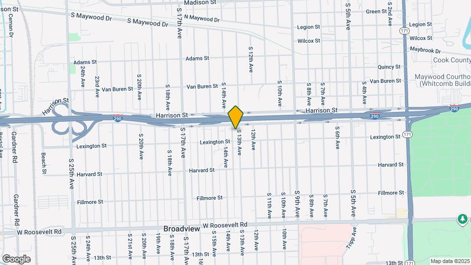 1826 S 13th Ave Map and Location Details
