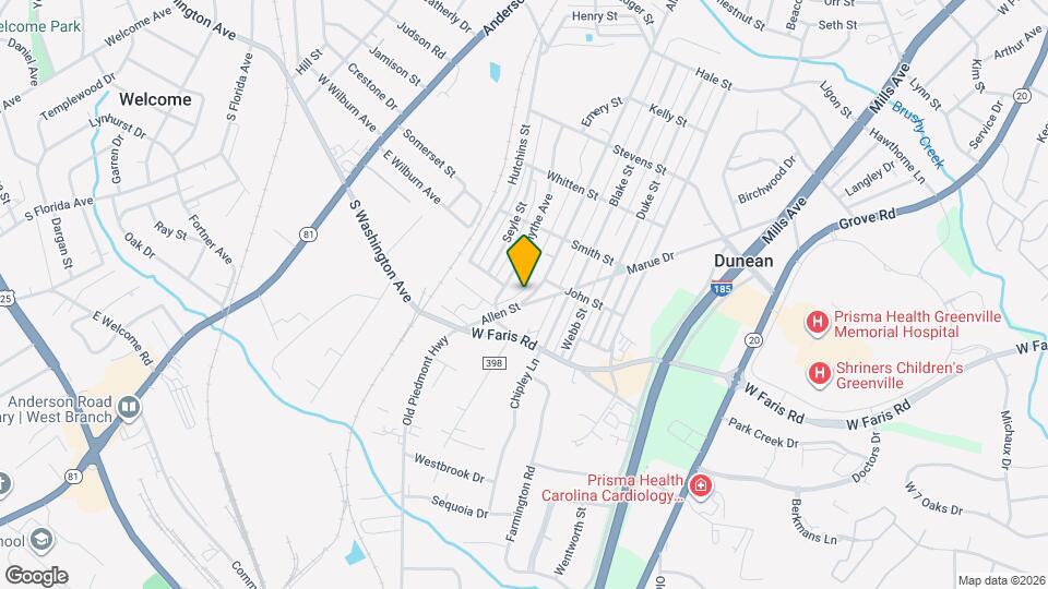 81 Allen St Map and Location Details