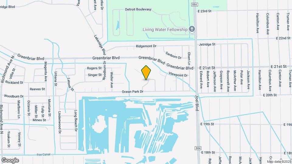 1911 Lorna Ave Map and Location Details