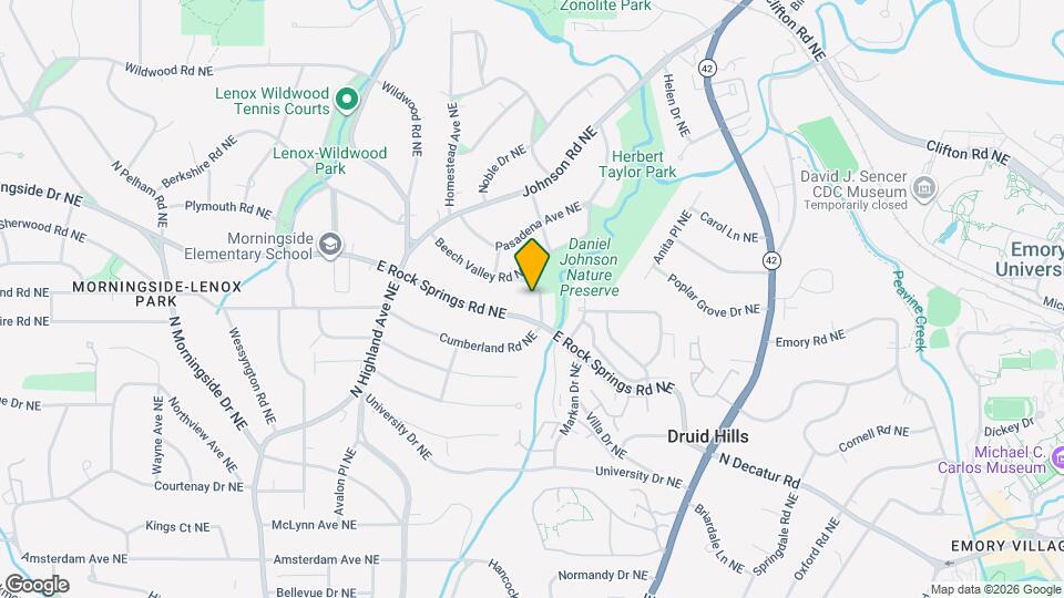 1536 Beech Valley Way NE Map and Location Details