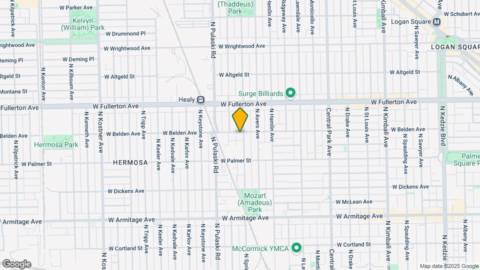 3901-3909 W Belden Ave Map and Location Details