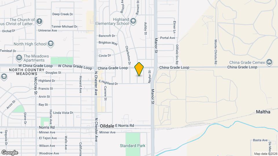 2112 Barnett St Map and Location Details