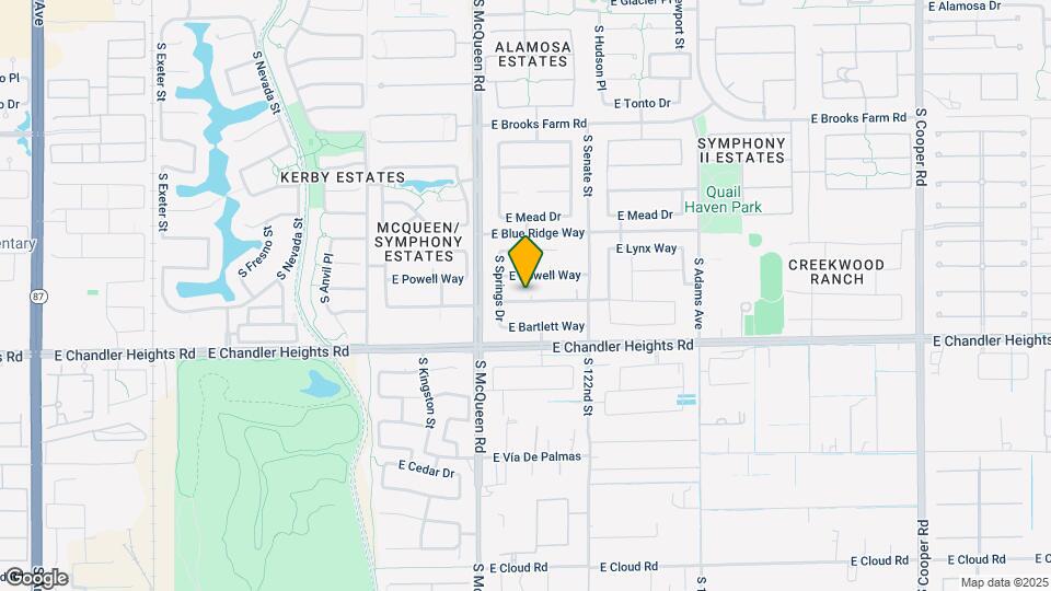 1084 E San Carlos Way Map and Location Details