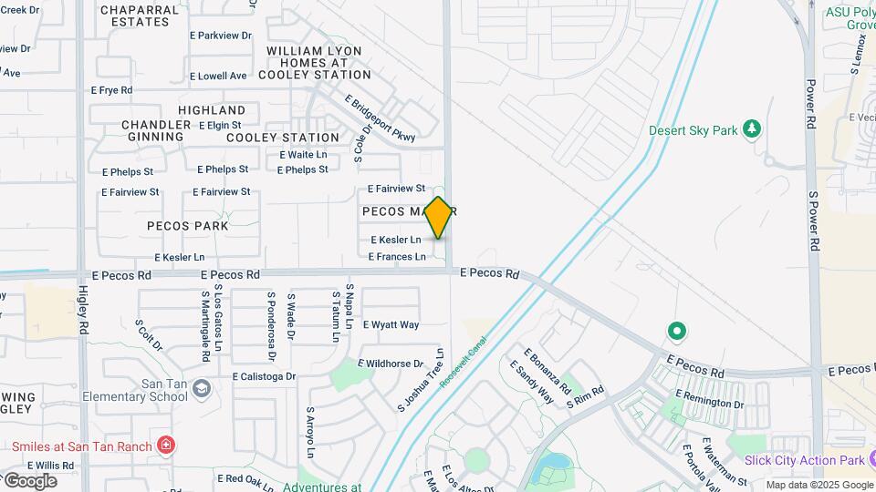 3147 S Joshua Tree Ln Map and Location Details