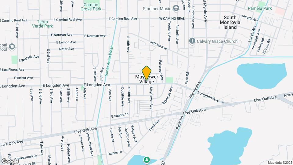 1111 E Longden Ave Map and Location Details