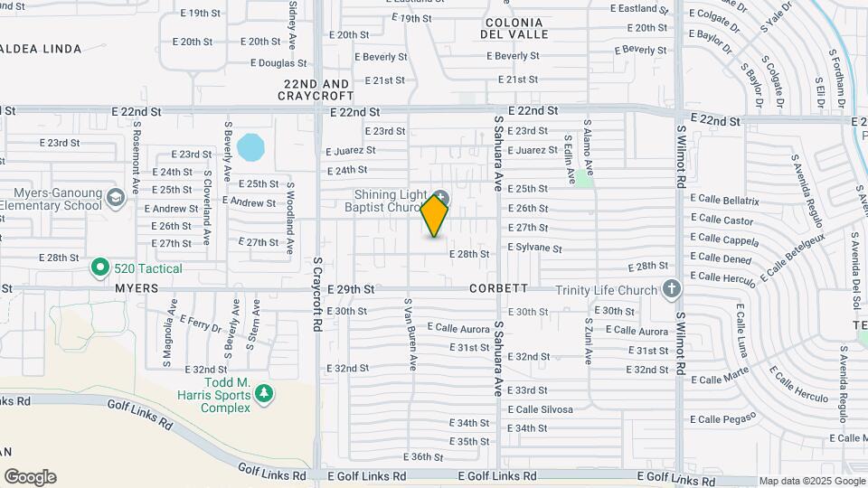 5725 E 28th St Map and Location Details