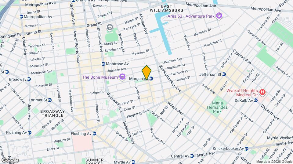 59 Bogart St, Unit 223 Map and Location Details