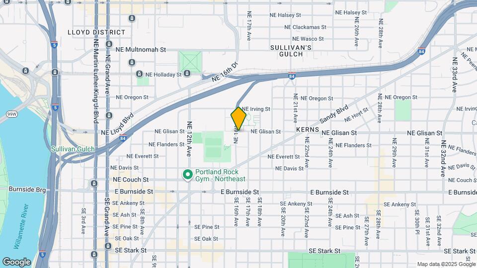 1602 NE Glisan St Map and Location Details