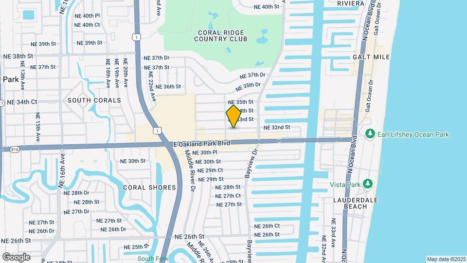 2716 NE 32nd St Map and Location Details