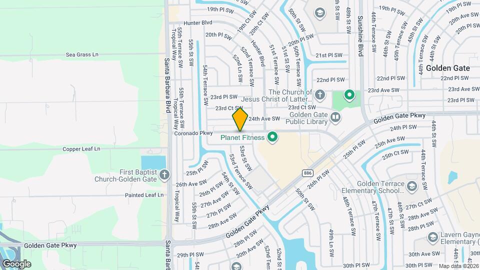 5274 Coronado Pkwy Map and Location Details