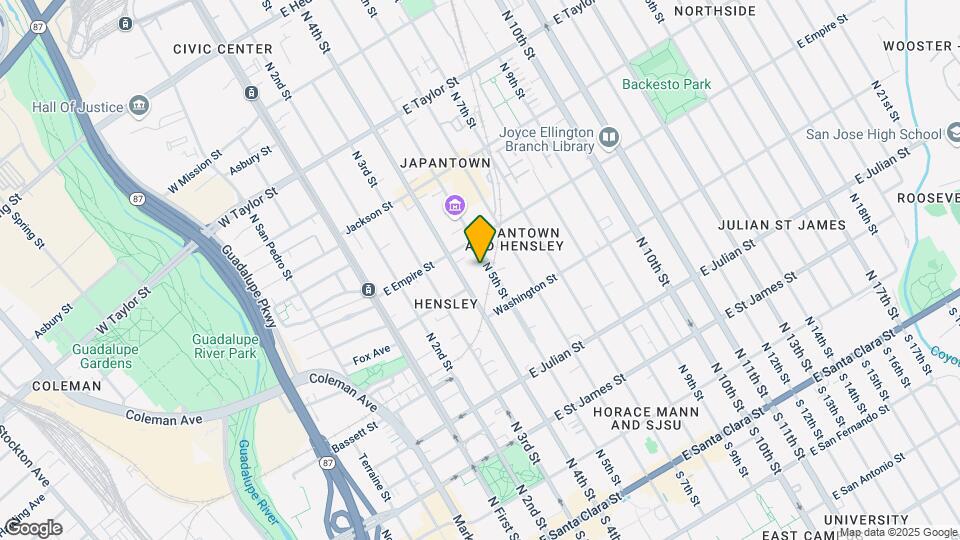 463 N 5th St Map and Location Details