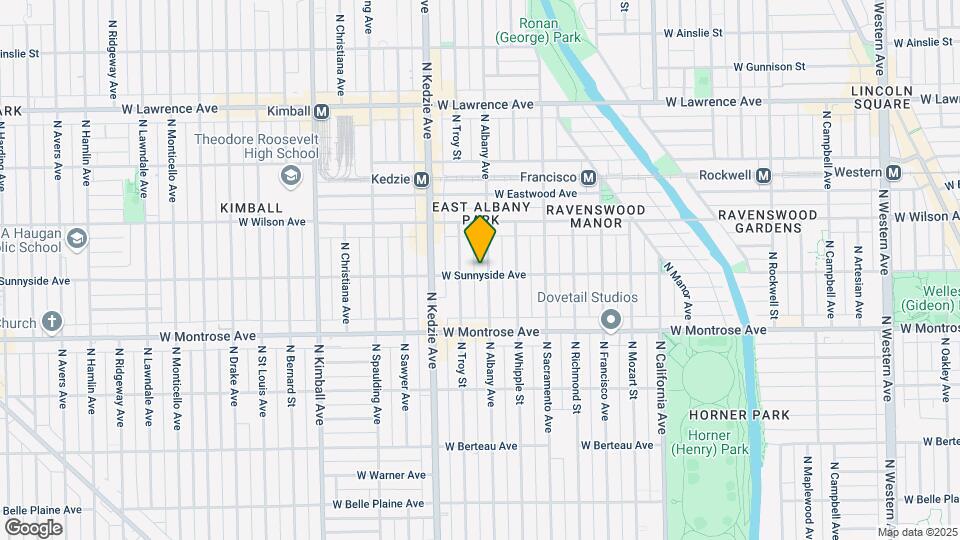 3108 W Sunnyside Ave Mapa y Detalles de la Ubicación
