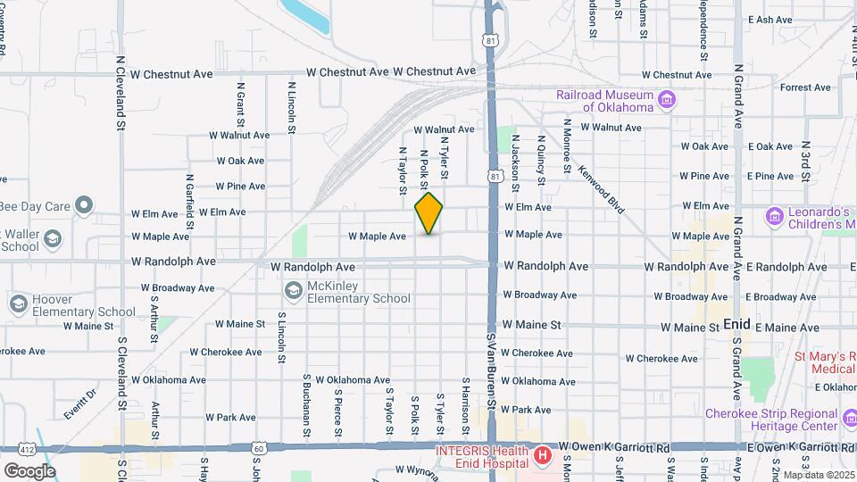 1209 W Maple Ave Mapa y Detalles de la Ubicación