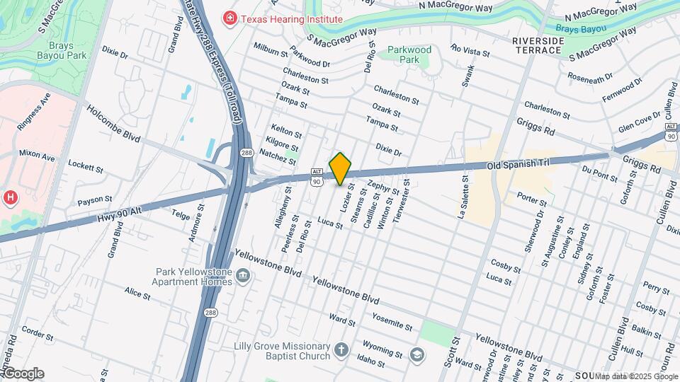 6611 Burkett St Map and Location Details