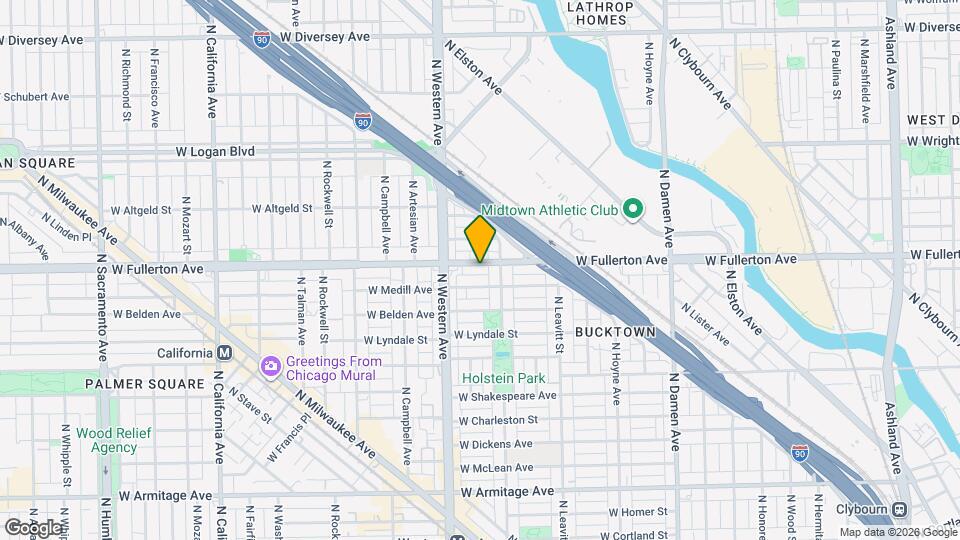 2321 W Fullerton Ave, Unit 1 Mapa y Detalles de la Ubicación