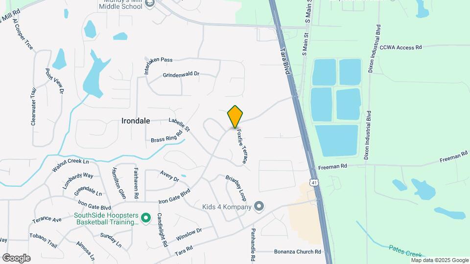 1451 Iron Gate Blvd Map and Location Details
