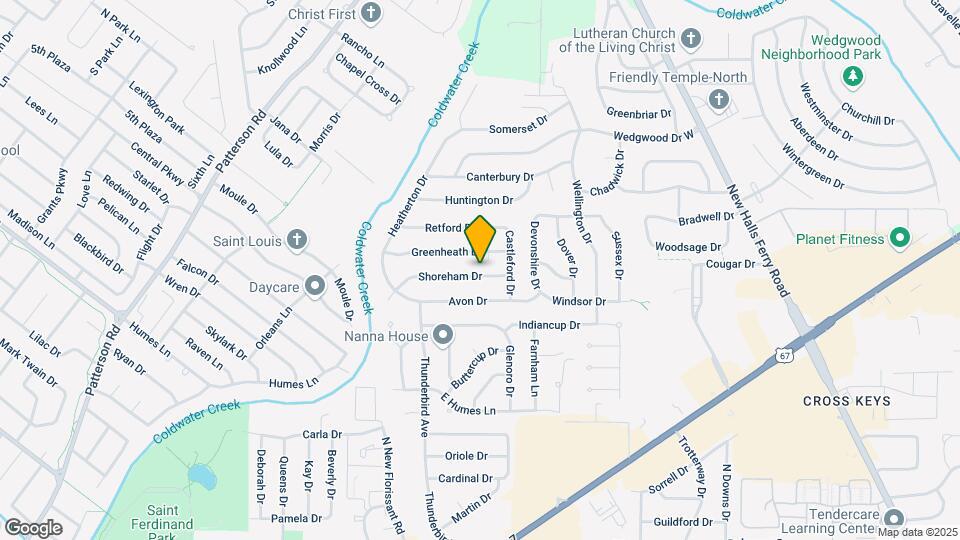 2091 Shoreham Dr Map and Location Details