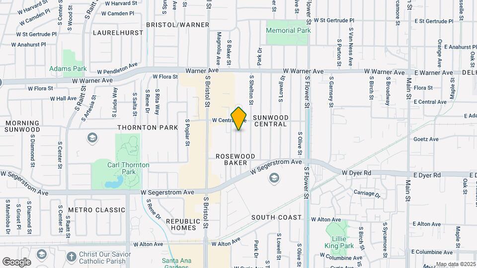 2522 S Rosewood Ave Map and Location Details