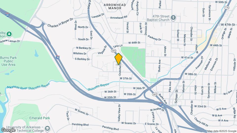 3811 Crutcher St Map and Location Details