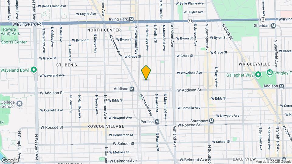 3632 N Hermitage Ave Map and Location Details