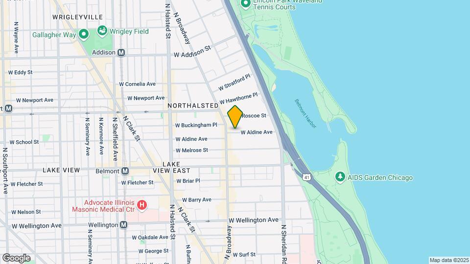 558 W Aldine Ave-Unit -Unit 1N Map and Location Details