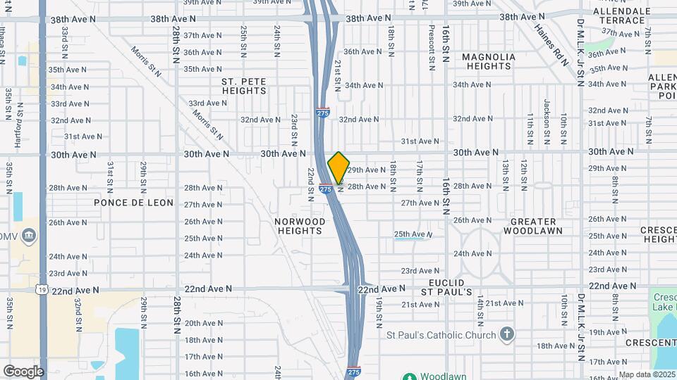 2100 28th Ave N Map and Location Details