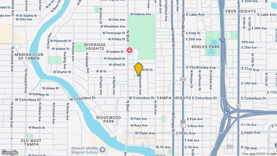2904 N Massachusetts Ave Mapa y Detalles de la Ubicación