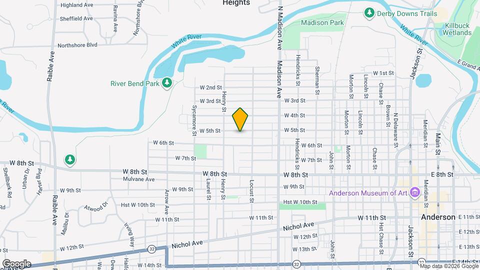 1225 W 5th St Map and Location Details