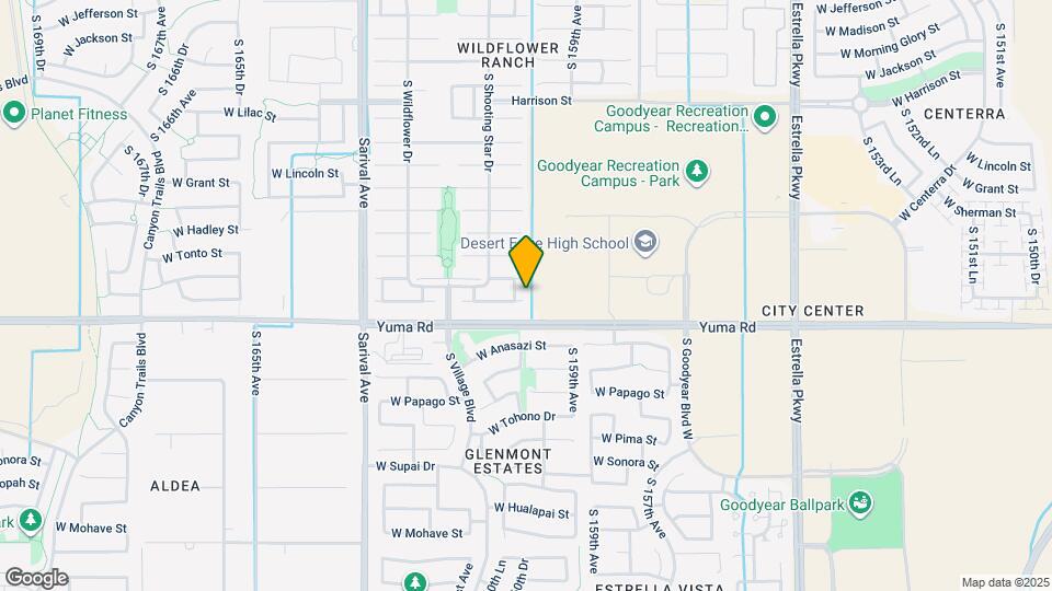 16000 W Maricopa St Mapa y Detalles de la Ubicación