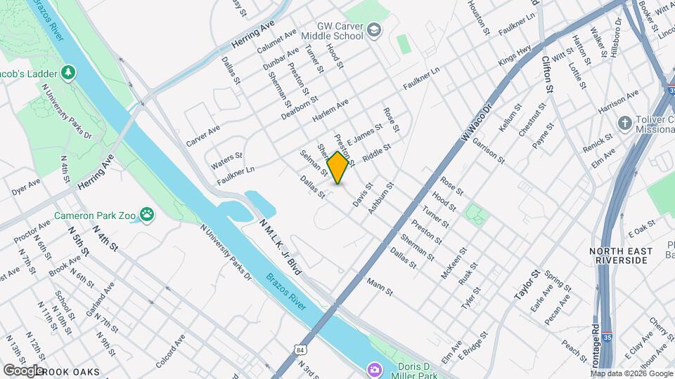 1104 Sherman St Map and Location Details