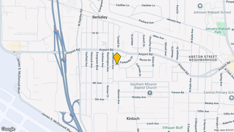 6115 Avila Dr Map and Location Details