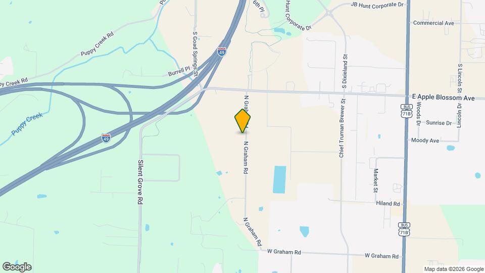 5748 N Graham Rd Map and Location Details