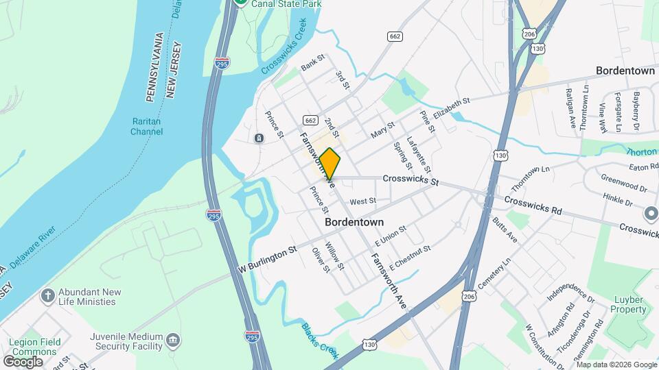 306 Farnsworth Ave Map and Location Details