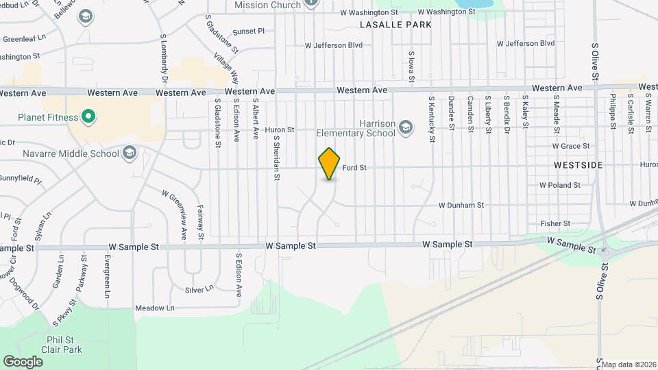 721 S Wellington St Map and Location Details