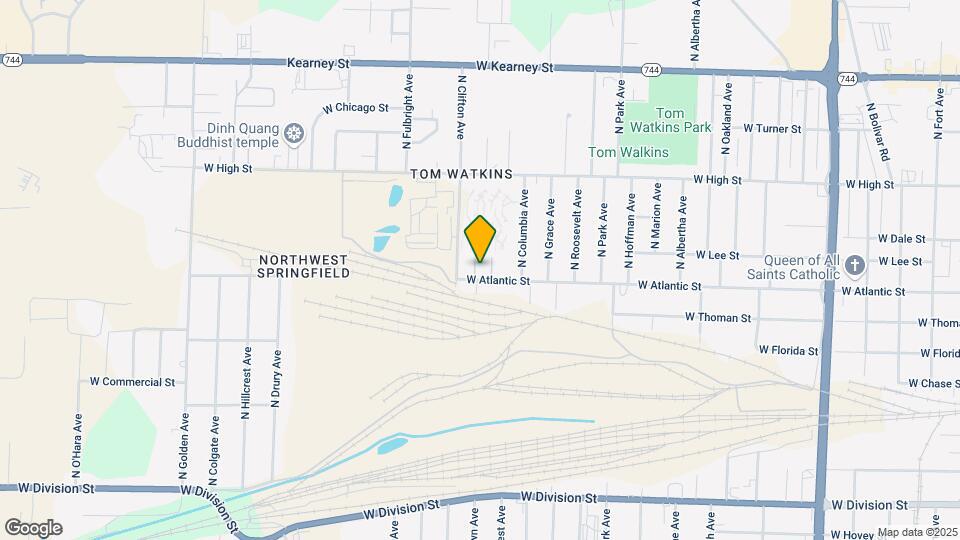 2551 W Atlantic St Map and Location Details