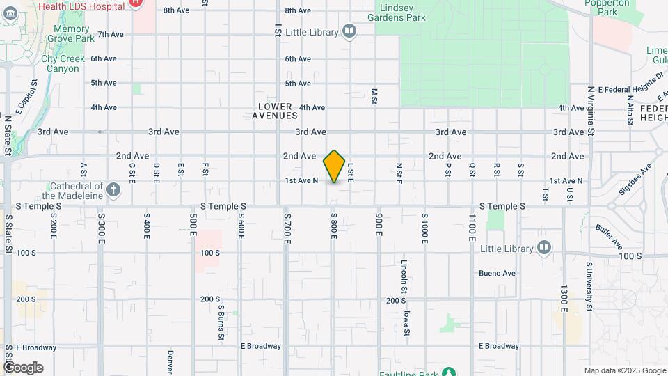 Bonneville Tower Condominiums Mapa y Detalles de la Ubicación