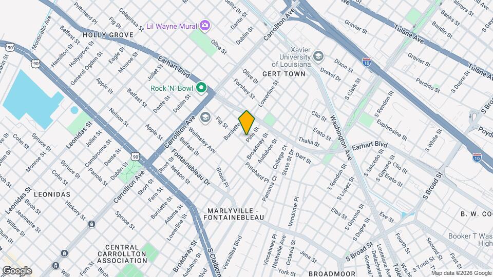 Pine Street Map and Location Details