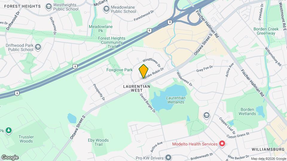 133 Wake Robin Dr Map and Location Details