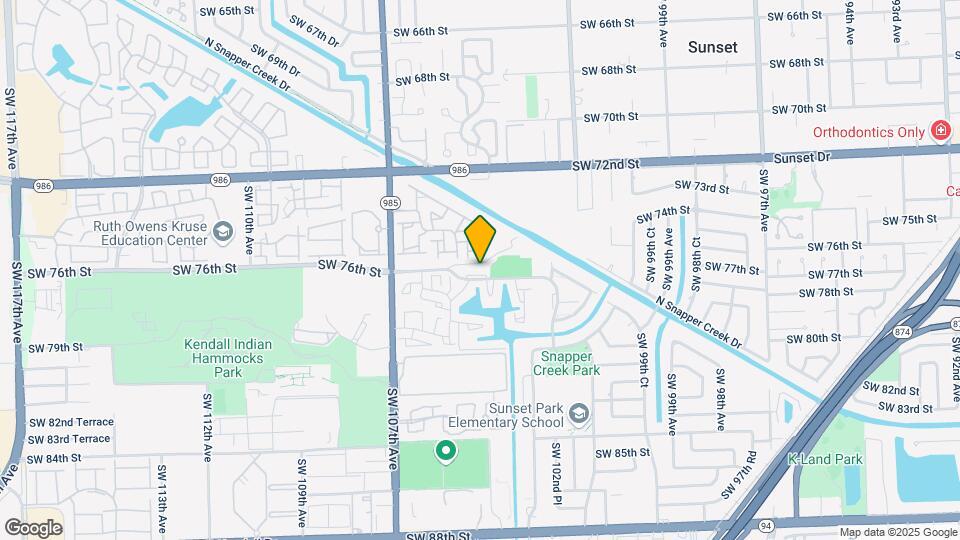 10421 SW 76th St Map and Location Details