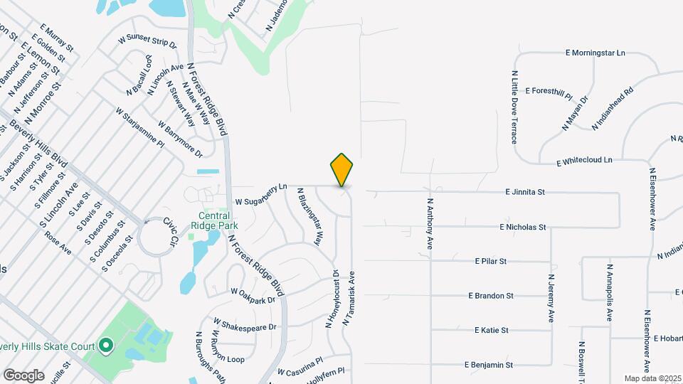 68 W Sugarberry Ln Map and Location Details