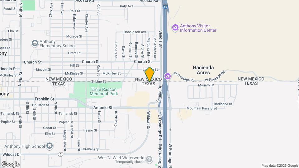 Anthony Palms Map and Location Details