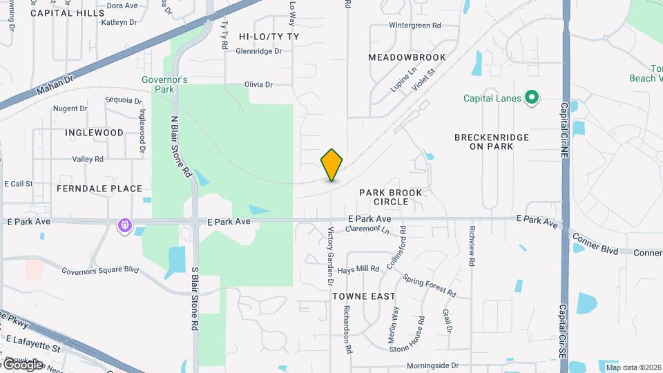 2104 Victory Garden Ln Map and Location Details