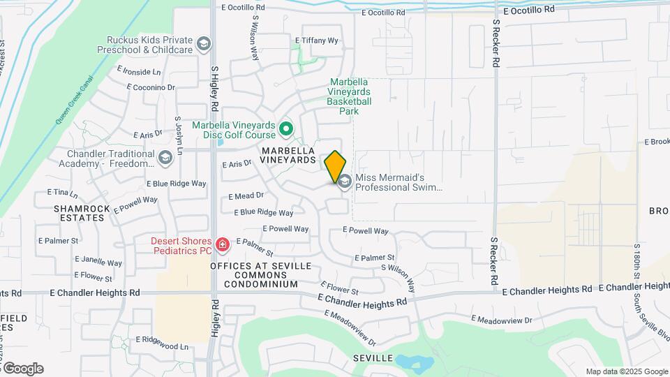 3545 E Crescent Way Map and Location Details