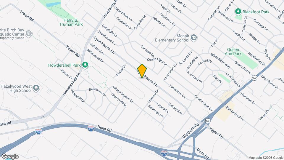 623 Holiday Ave Mapa y Detalles de la Ubicación