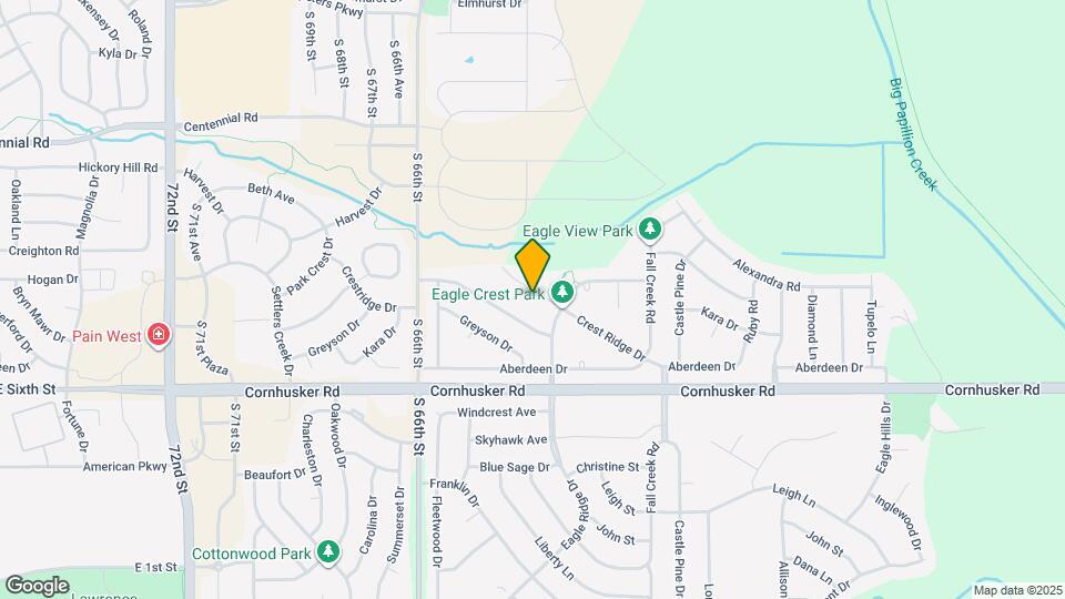 2003 Crest Ridge Dr Map and Location Details