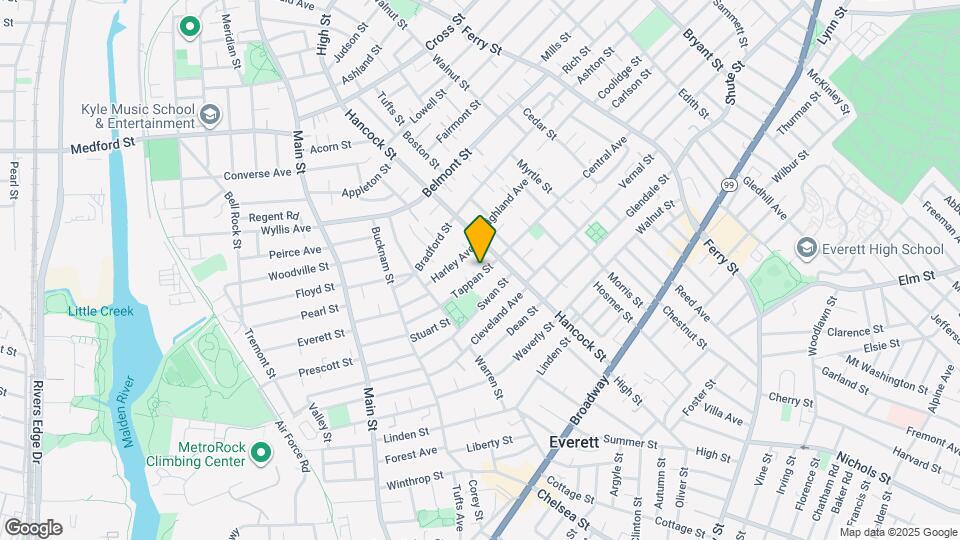 48 Tappan St Map and Location Details