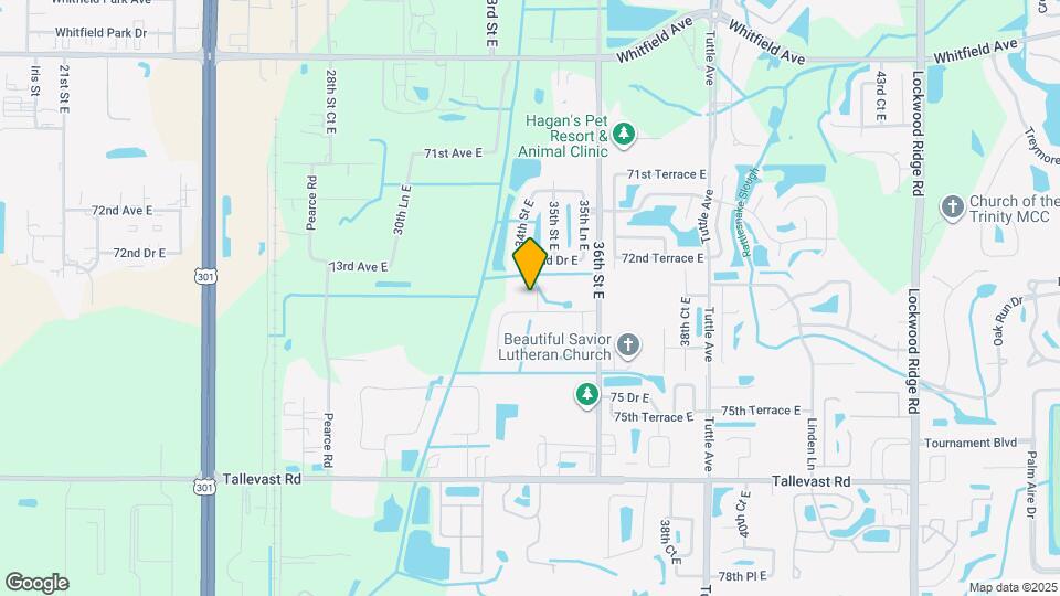 7326 34th Ct E Map and Location Details